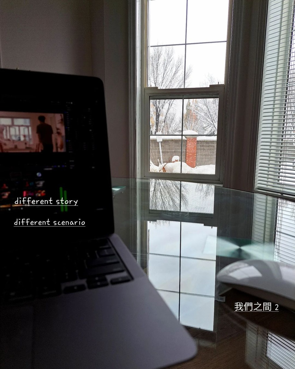 窗外美景就似是幅畫。